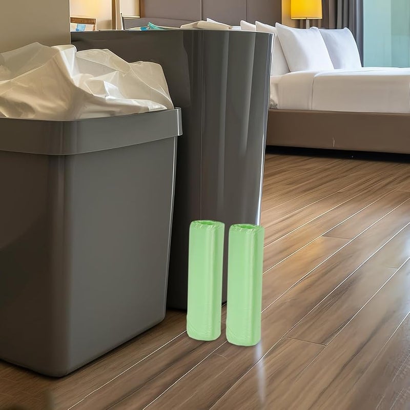 أكياس قمامة مطبخ قابلة للتحلل الحيوي - خضراء عشبية - مبطنة سلة المهملات المقاومة للتمزق للمنزل - Image 4